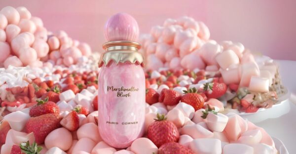 peris corner marshmallow blush perfume for women – sweet gourmand scent