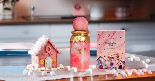 peris corner marshmallow blush perfume for women – sweet gourmand scent